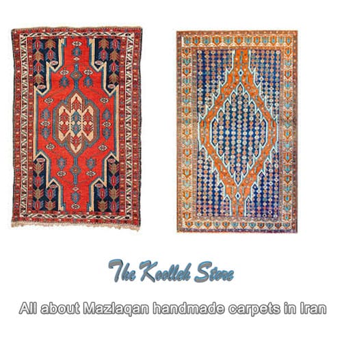 All about Mazlaqan handmade carpets in Iran , Rug art, handmade rug, Mazlaqan handmade rug, Persian rug art, Mazlaqan rug, Koolleh magazine
