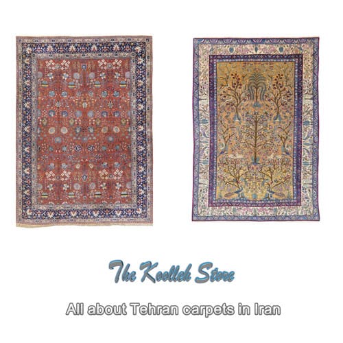 All about Tehran carpets in Iran , Rug art, handmade rug, Tehran handmade rug, Persian rug art, Tehran rug, Koolleh magazine