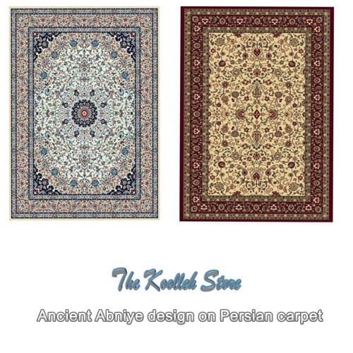 Ancient Abniye design on Persian carpet , Ancient Abniye Design, Ancient Abniye Design in Carpet, Carpet Weaving Art, Iranian Carpet Art, Carpet, Koolleh Magazine
