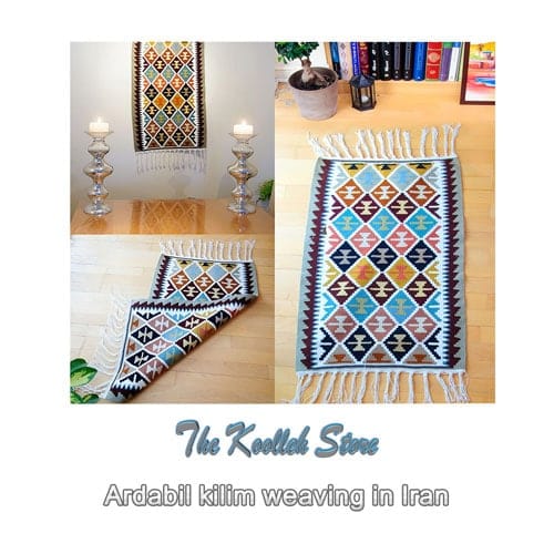 Ardabil kilim weaving in Iran , Ardabil kilim weaving, art of kilim weaving, art of Iranian kilim weaving, Rug, Koolleh magazine