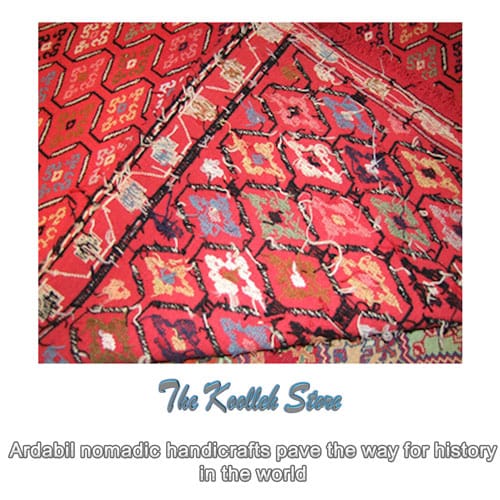 Ardabil nomadic handicrafts pave the way for history in the world , Export of handmade carpets, production of handmade carpets, handmade art, Ardabil nomadic handicrafts, Koolleh magazine