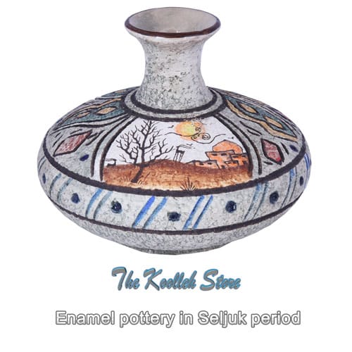 Enamel pottery in the Seljuk period , Enamel pottery of Seljuk period, pottery, handicrafts, pottery art, pottery and ceramics, benefits of pottery