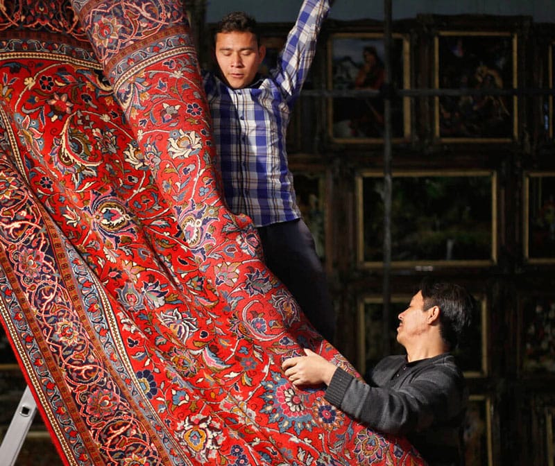 Exhibition of handmade carpets and tableau carpets in Iran , Handmade Carpet Export, Handmade Carpet Production, Handmade Art, Koolleh Magazine, Handmade Carpet Exhibition, Tableau Carpet
