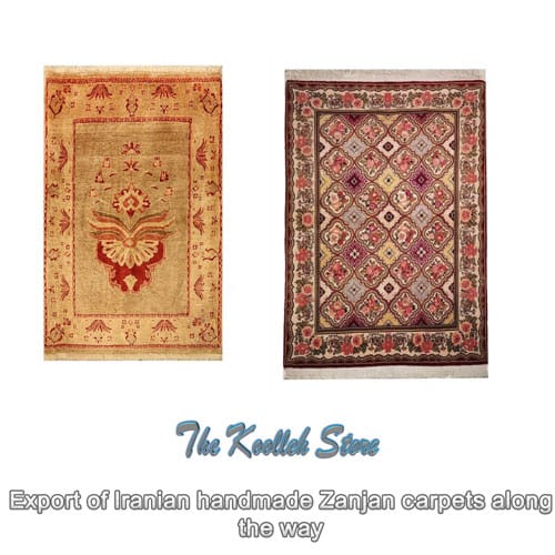 Export of Iranian handmade Zanjan carpets along the way , Zanjan Handmade Carpet Export, Handmade Carpet, Handmade Art, Koolleh Website, Zanjan Handmade Carpet