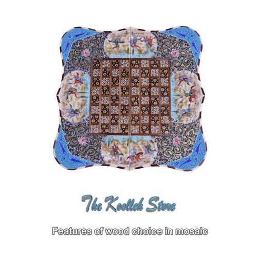 Features of wood choice in mosaic, Mosaics, colored pieces of wood, mosaics, traditional arts,