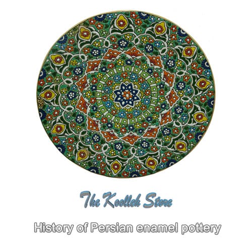 History of Persian enamel pottery , Enamel pottery, pottery, handicrafts, art of pottery, pottery and ceramics, benefits of pottery