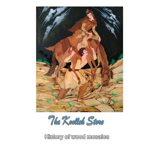 History of wood mosaics , Mosaics, colored pieces of wood, mosaics, traditional arts,