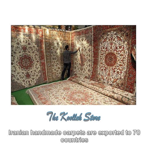 Iranian handmade carpets are exported to 70 countries , Iranian handmade carpets, handmade carpets, handmade art, Koolleh site