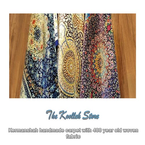 Kermanshah handmade carpet with 400-year-old woven fabric , Export of handmade carpets, handmade art, Koolleh magazine, Kermanshah handmade carpets