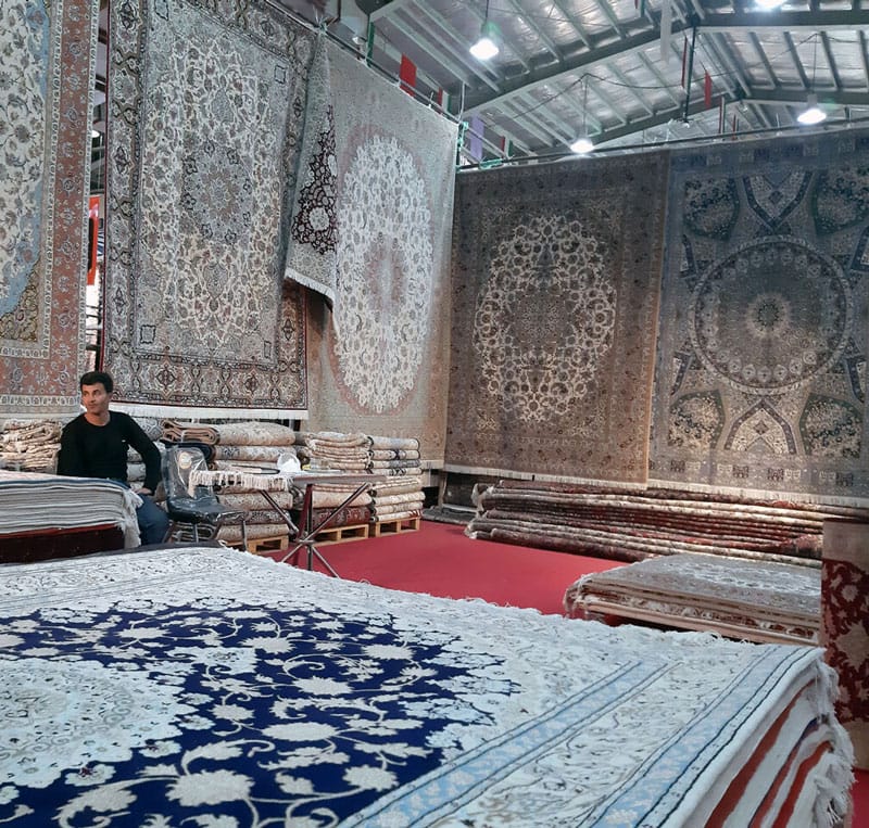 Photos from Hamedan handmade carpet exhibition in Iran , handmade carpets, tableau carpets, kilims and jajim