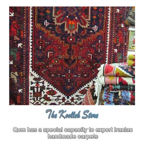 Qom has a special capacity to export Iranian handmade carpets , Export of handmade carpets, Production of handmade carpets, Handmade art, Koolleh magazine