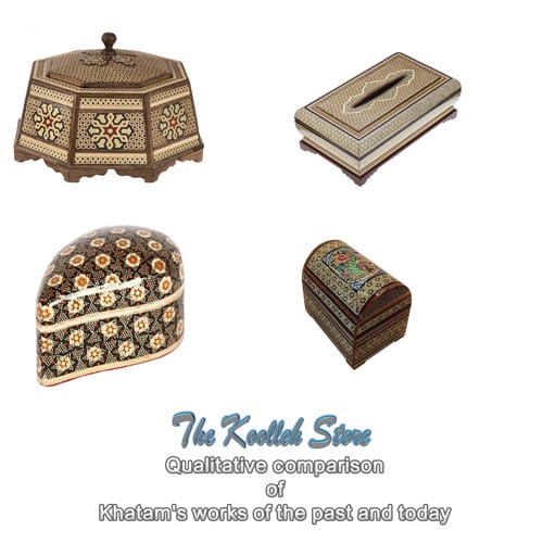 Qualitative comparison of Khatam's works of the past and today , Qualitative comparison of Khatam's works, cashmere, cashmere fabric texture, Koolleh magazine