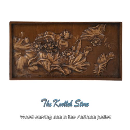 Wood carving Iran in the Parthian period , carving, wood carving, traditional arts, Parthian period