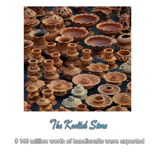 $ 146 million worth of handicrafts were exported , Types of Iranian handicrafts, handicrafts, introduction of handicrafts, types of handicrafts
