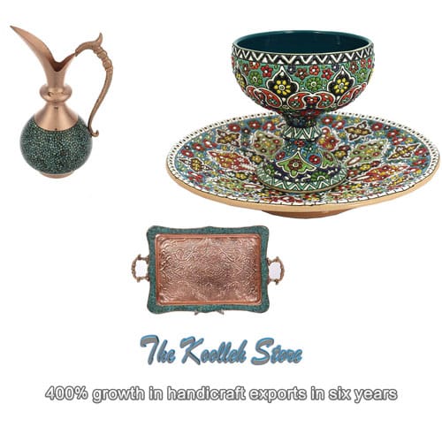 400% growth in handicraft exports in six years , Handicrafts, Traditional arts, Traditional Iranian handicrafts, Iranian handicrafts, Handicraft export growth