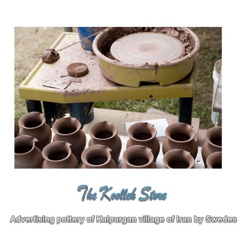Advertising pottery of Kalpurgan village of Iran by Swedes , Pottery, Handicrafts, Pottery Art, Promoting Pottery in Kalpurgan Village, Pottery Export