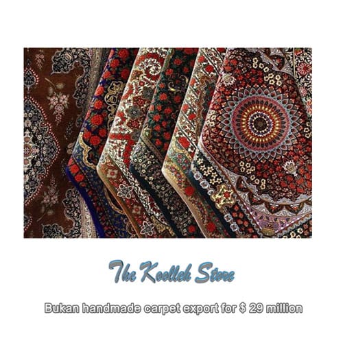 Bukan handmade carpet export for $ 29 million , Bukan handmade carpets, handmade carpet production, handmade art, handmade carpets