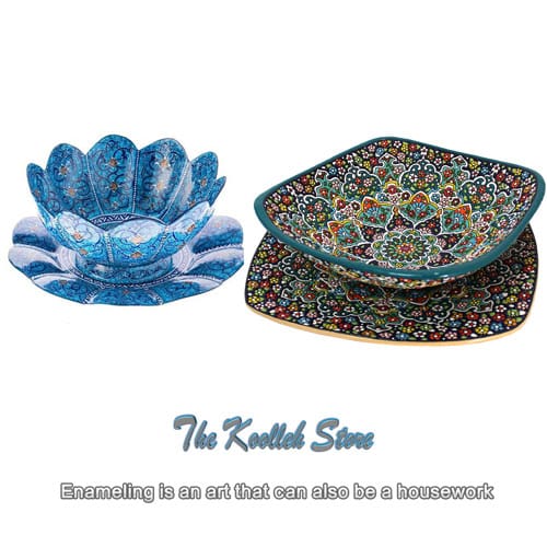 Enameling is an art that can also be a housework , Types of enameling, Isfahan enameling, what is enameling, enameling art
