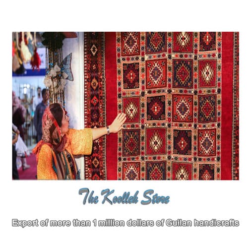 Export of more than 1 million dollars of Guilan handicrafts , Handicrafts, Export of handicrafts, Export of handicrafts of Gilan, handmade carpets, Gilan