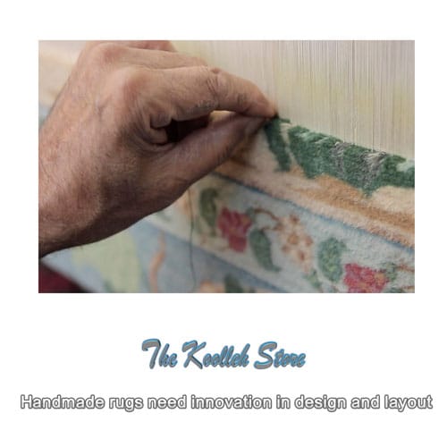 Handmade rugs need innovation in design and layout , Handmade carpets, handmade carpet specifications, all-silk carpets, Iranian carpets, carpet weaving training