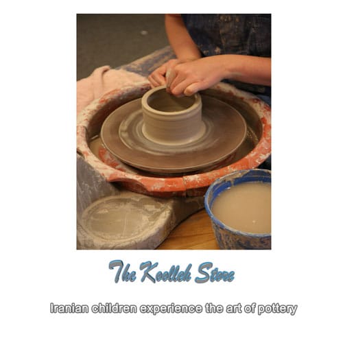 Iranian children experience the art of pottery , Pottery, Handicrafts, The Art of Pottery, Iranian Children The Art of Pottery, The Art of Pottery in Iran