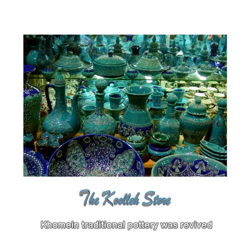 Khomein traditional pottery was revived, Pottery, Traditional Pottery, Pottery in Iran, Traditional Pottery Khomein