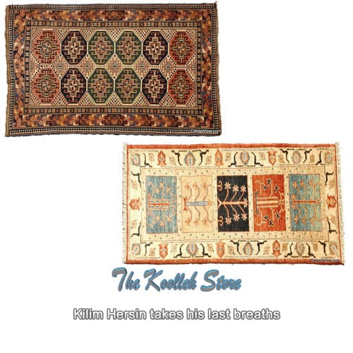 Kilim Hersin takes his last breaths , Kilims, types of kilims, Iranian kilims, acquaintance with different types of kilims, export of kilims