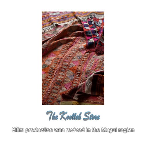 Kilim production was revived in the Mugui region , Kilims, types of kilims, Iranian kilims, acquaintance with different types of kilims, export of kilims