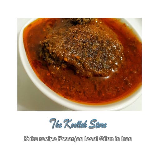 Kuku recipe Fosanjan local Gilan in Iran, Cooking, how to prepare local food, how to prepare stew, stew, local persian bread, local persian dessert, kuku local persian