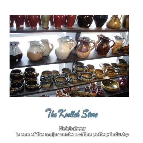 Neishabour is one of the major centers of the pottery industry , Pottery, Handicrafts, Pottery Art, Large Centers of Pottery Industry, Iranian Pottery Art