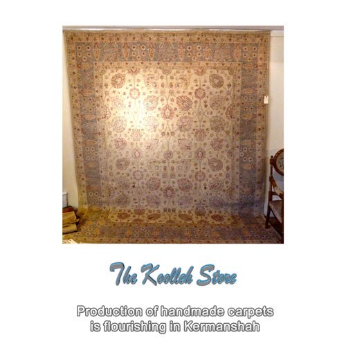 Production of handmade carpets is flourishing in Kermanshah , Handmade carpets, specifications of handmade carpets, All silk carpets, Iranian carpets, Production of handmade carpets in Kermanshah