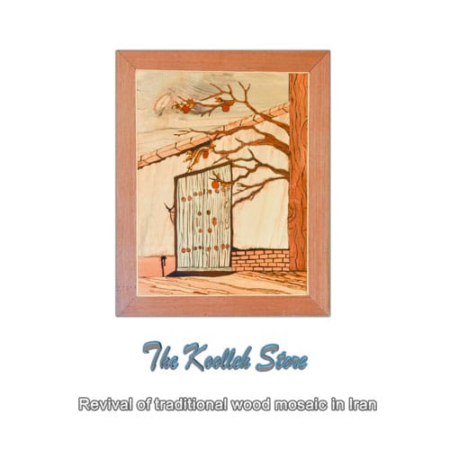 Revival of traditional wood mosaic in Iran , Mosaic work, handicrafts, art of mosaic work, traditional wood mosaic