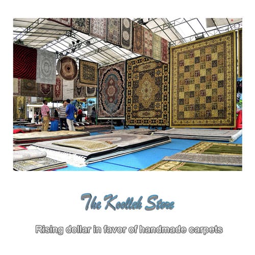 Rising dollar in favor of handmade carpets , Handmade carpets, handmade carpet specifications, all-silk carpets, Iranian carpets, carpet weaving training