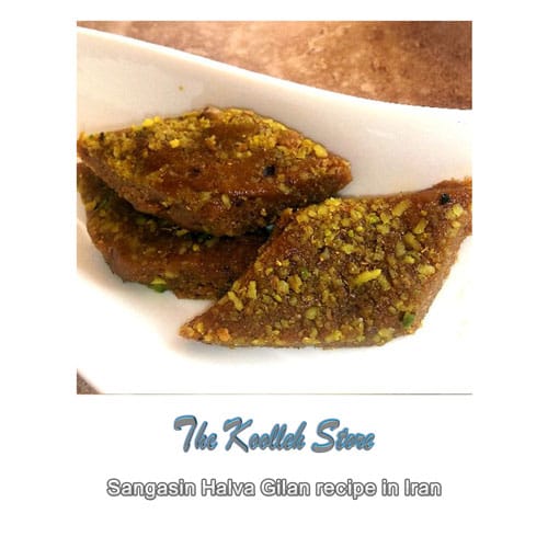 Sangasin Halva Gilan recipe in Iran, Cooking, how to prepare local food, how to prepare stew, stew, local persian bread, local persian dessert, kuku local persian