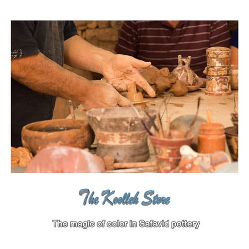 The magic of color in Safavid pottery , Pottery, Handicrafts, The Art of Pottery, The Magic of Color in Pottery, Safavid Pottery