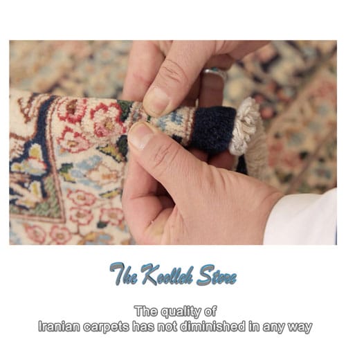 The quality of Iranian carpets has not diminished in any way , Handmade carpets, Handmade carpet specifications, All-silk carpets, Iranian carpets, Carpet weaving training, Quality of Iranian carpets