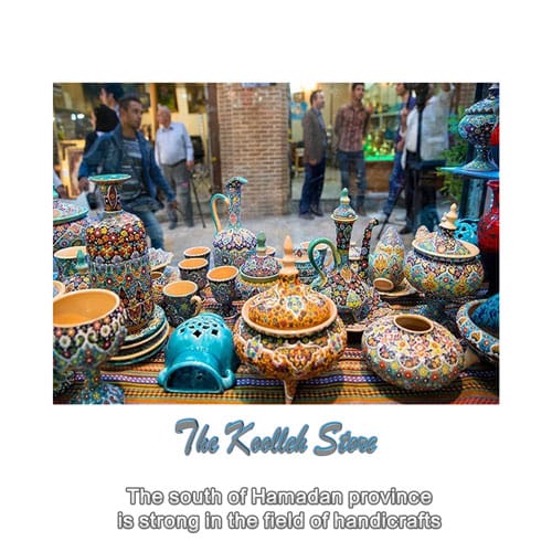 The south of Hamadan province is strong in the field of handicrafts , Types of Iranian handicrafts, handicrafts, introduction of handicrafts, types of handicrafts, export of handicrafts of Hamadan province