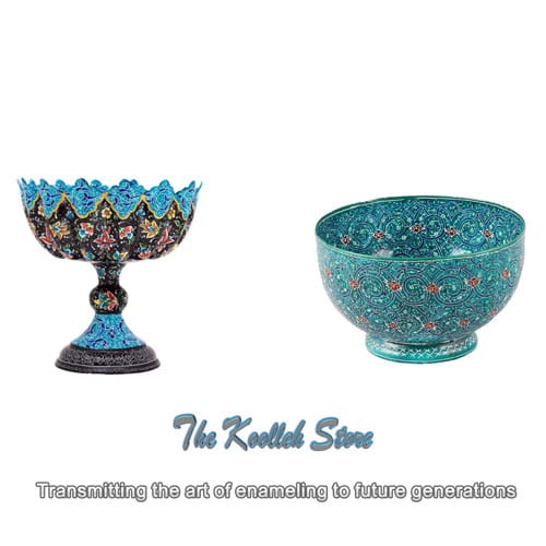 Transmitting the art of enameling to future generations , Types of enameling, Ahvaz enameling, What is enameling, Enamel art, Enamel art to future generations