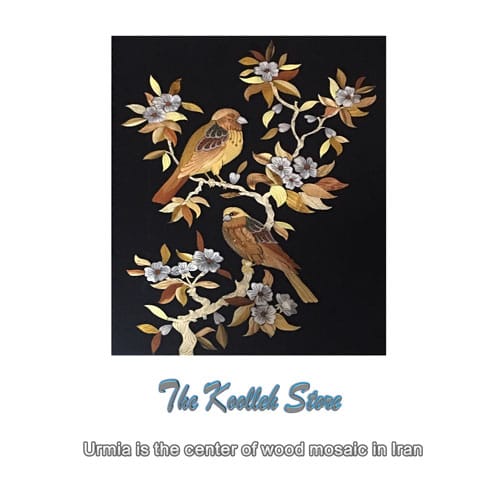 Urmia is the center of wood mosaic in Iran , Mosaic work, handicrafts, art of mosaic work, Urmia pole wood mosaic in Iran