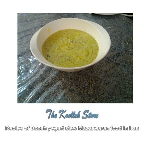 Recipe of Bozeh yogurt stew Mazandaran food in Iran, Cooking, how to prepare local food, how to prepare stew, stew, local persian bread, local persian dessert, kuku local persian