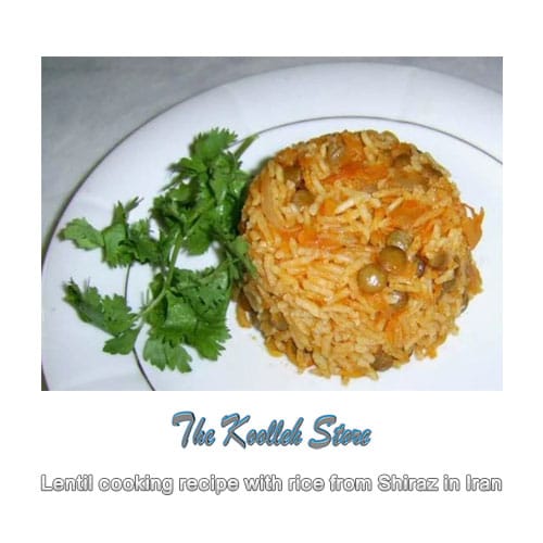 Lentil cooking recipe with rice from Shiraz in Iran, Cooking, how to prepare local food, how to prepare stew, stew, local persian bread, local persian dessert, kuku local persian
