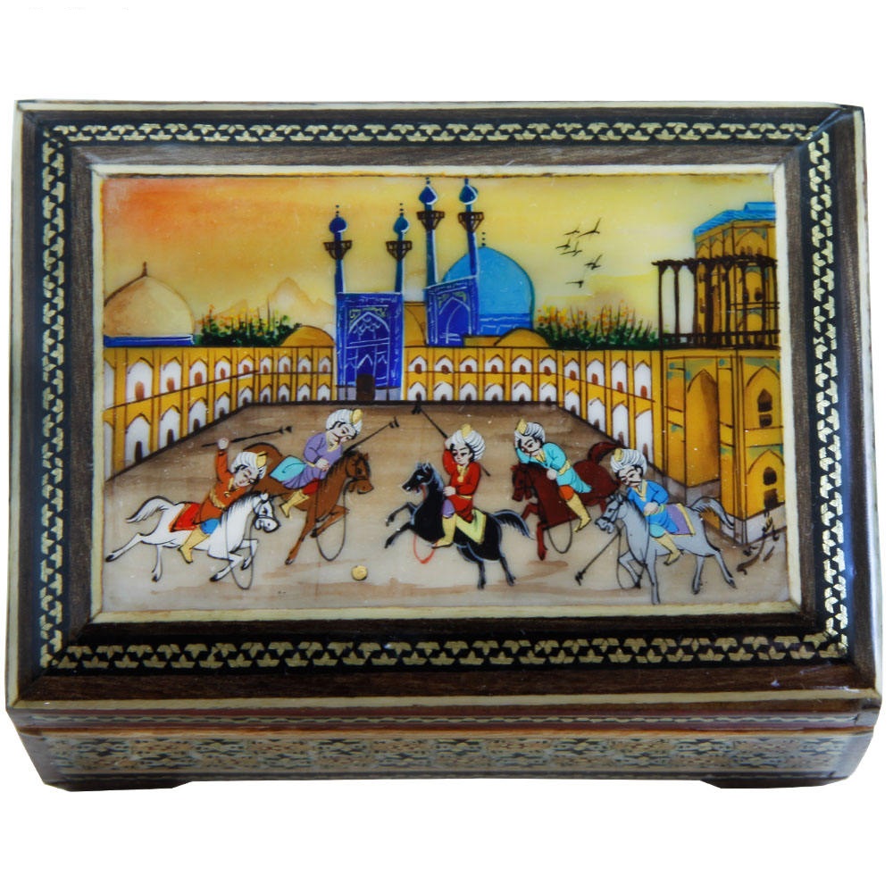 Khatam Jewelry box Chogan Design Code 59979 , Khatam box, Inlaid, Khatam Jewelry box, Khatam
