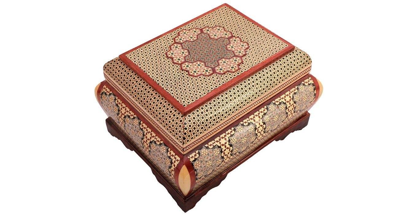 Khatam Jewelry box Code 1035 , Khatam box, Inlaid, Khatam Jewelry box, Khatam