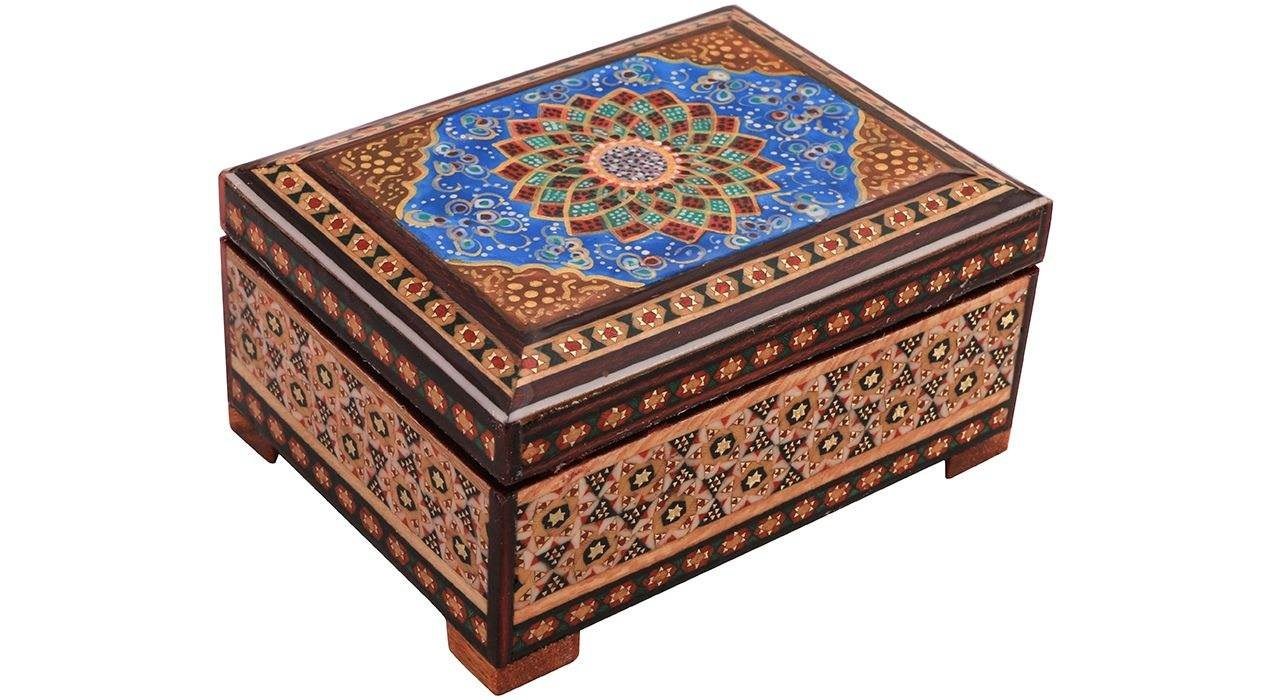 Khatam Jewelry box Code 1048 , Khatam box, Inlaid, Khatam Jewelry box, Khatam
