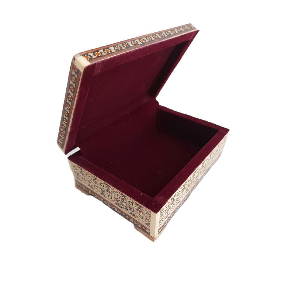 Khatam Jewelry box Flower and chicken painting design model G160 , Khatam box, Inlaid, Khatam Jewelry box, Khatam
