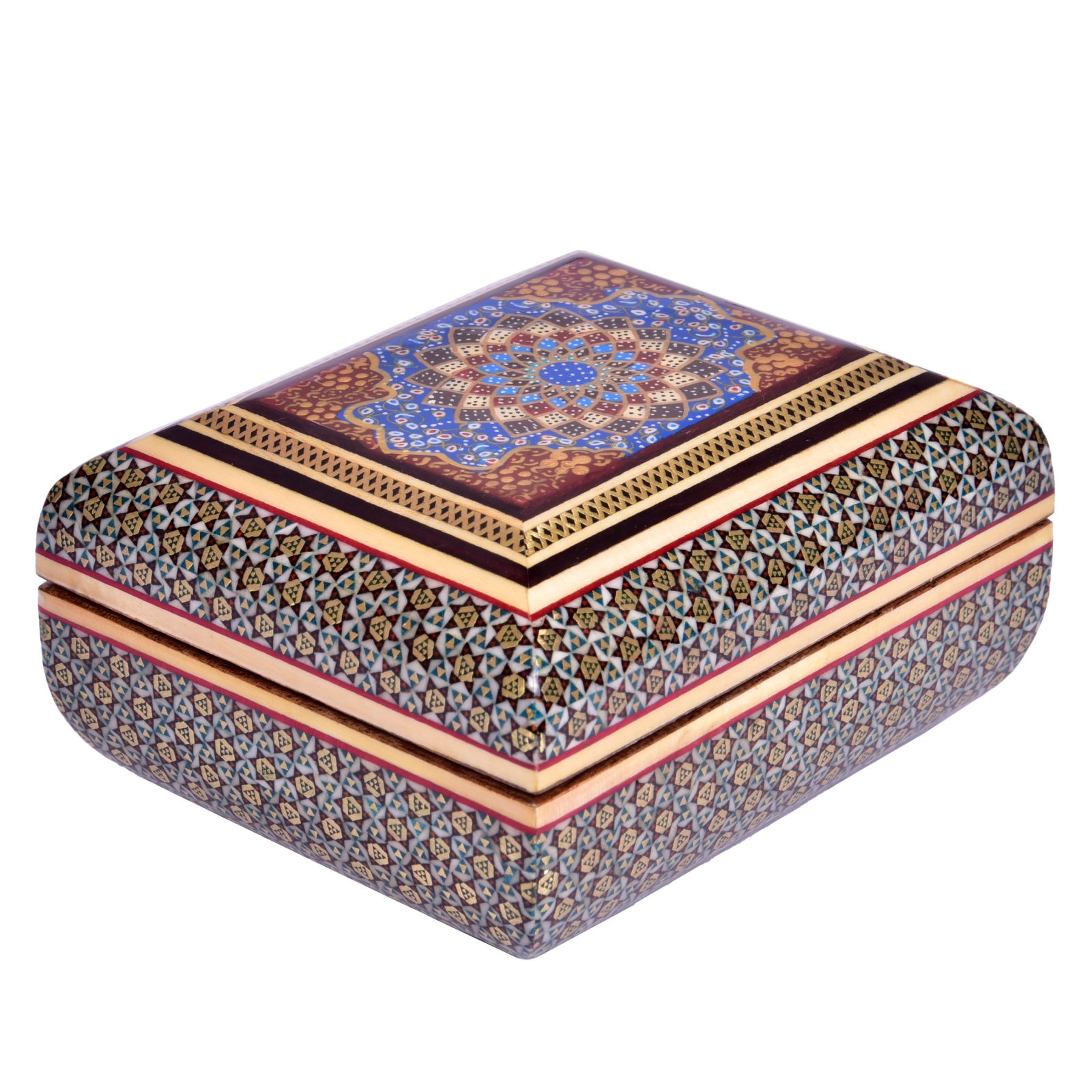 Khatam Jewelry box Mahan Design Code MA1210 , Khatam box, Inlaid, Khatam Jewelry box, Khatam
