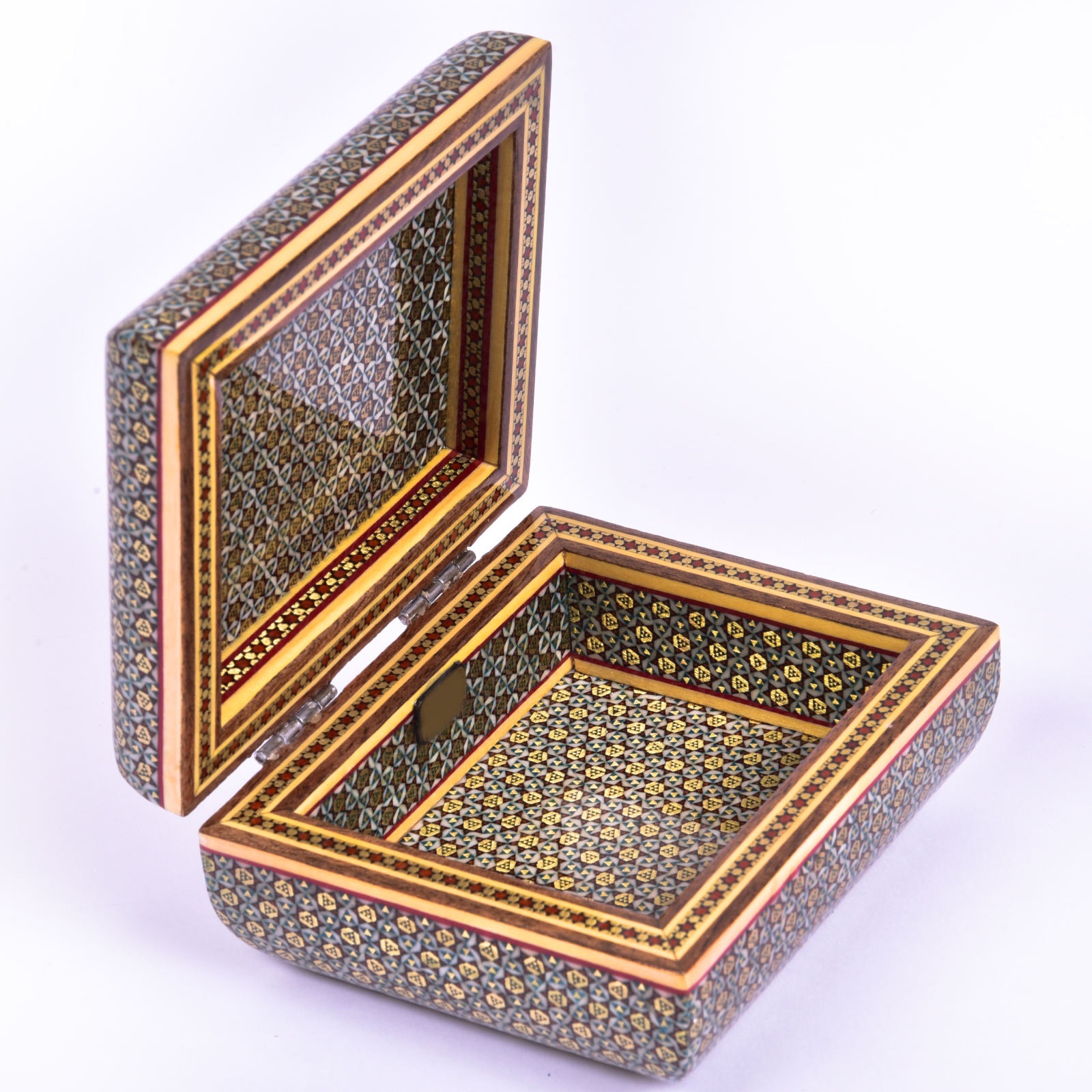 Khatam Jewelry box Mahan Design Code MA1210 , Khatam box, Inlaid, Khatam Jewelry box, Khatam