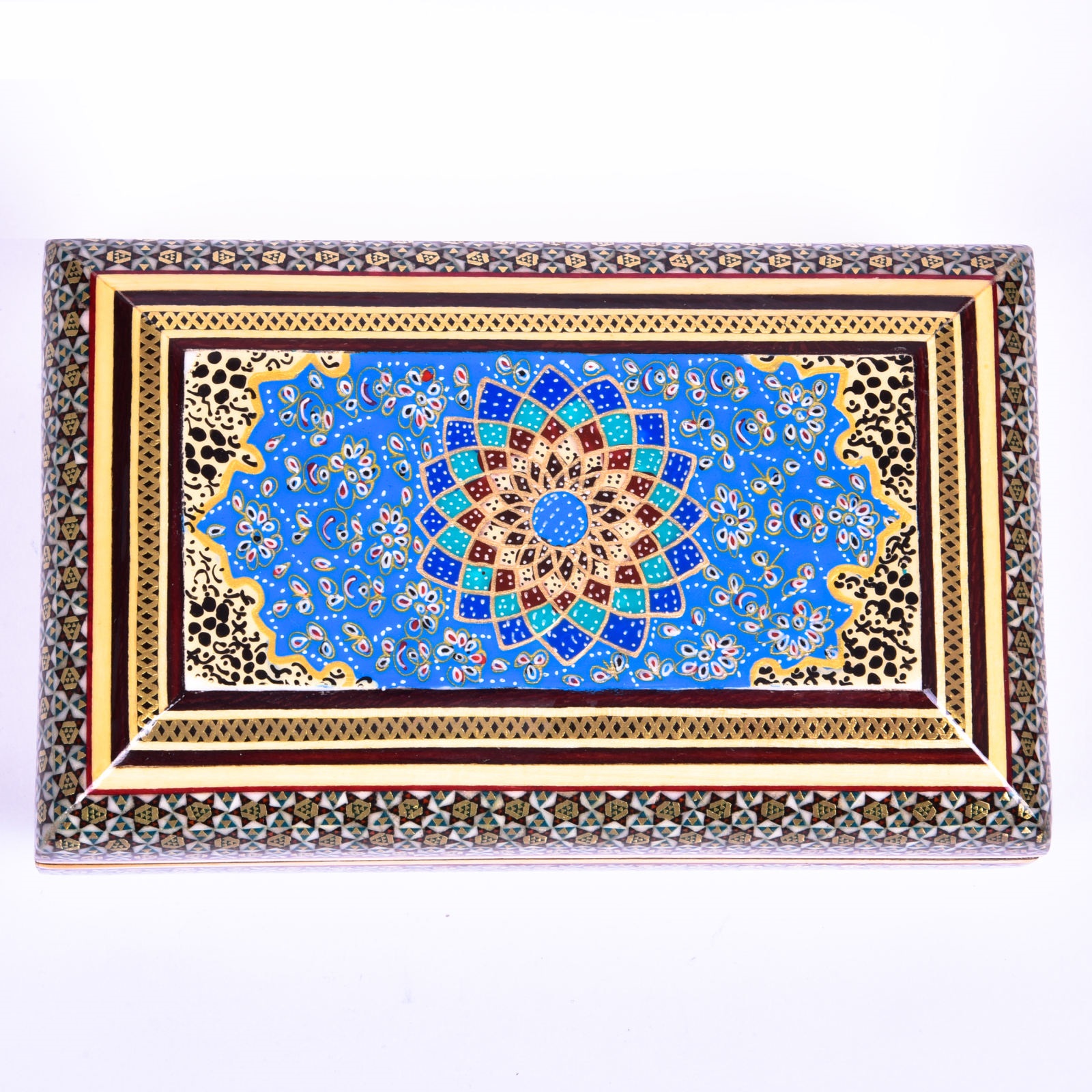 Khatam Jewelry box Mahan Design code MA1610, Khatam box, Inlaid, Khatam Jewelry box, Khatam, Khatam box Design