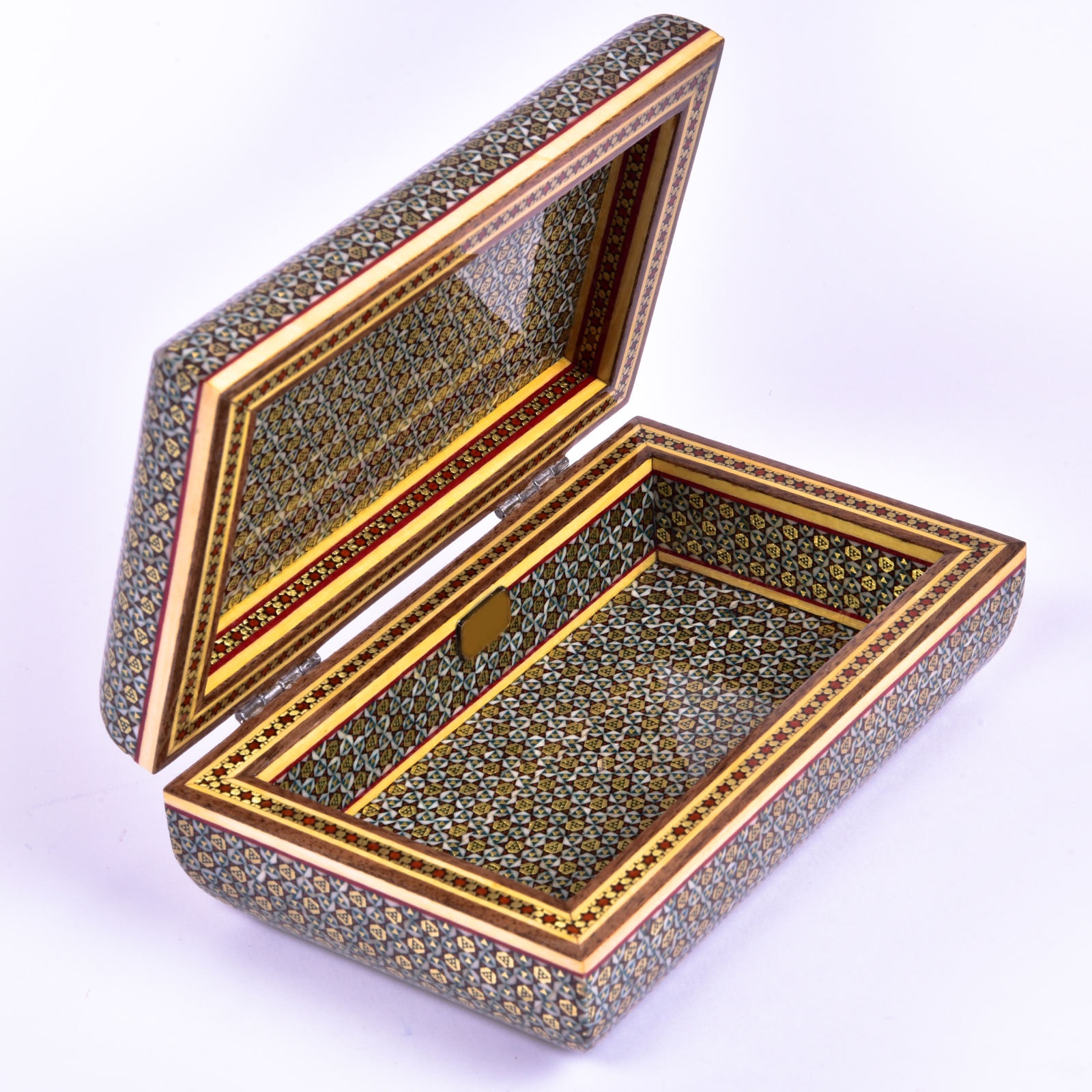 Khatam Jewelry box Mahan Design code MA1610, Khatam box, Inlaid, Khatam Jewelry box, Khatam, Khatam box Design