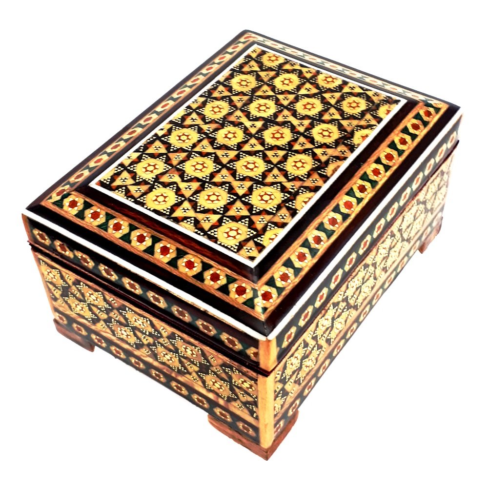 Khatam Jewelry box Mita model code A3 , Khatam box, Inlaid, Khatam Jewelry box, Khatam